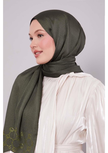 Zümrüt Altıgen Desen Diamond Şal modelleri