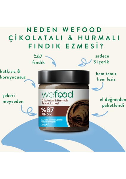 Çikolatalı Hurmalı Fındık Ezmesi 200 gr modelleri