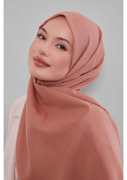 Yavruağzı Düz Tensel Şal