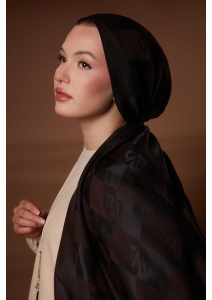 K.kahve Kare Lvd Baskılı Naia Jakar Şal fiyatları