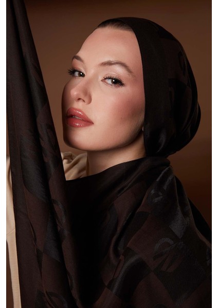 K.kahve Kare Lvd Baskılı Naia Jakar Şal fırsatları