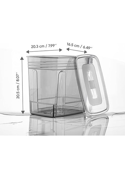 Home 3 Adet 5,5 Litre Jumbo Saklama Kutusu - Lena Banyo Düzenleyici Etiketli Tablet Deterjan Saklama Kabı modelleri