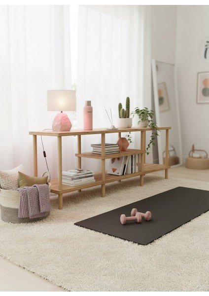 Vivo Atlantik Çam Ahşap Dikdörtgen Çok Amaçlı Raf Tv Sehpası indirimleri