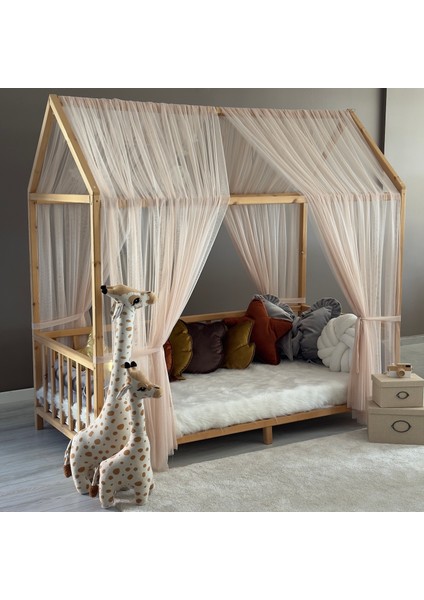 Camel Çift Perdeli Montessori Yatak Cibinliği Montessori fiyatları