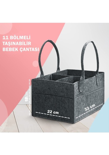 Anne Bebek Bakım Çantası Bebek Bezi ve Islak Mendil Düzenleyici Alt Değiştirme Organizeri fiyatları