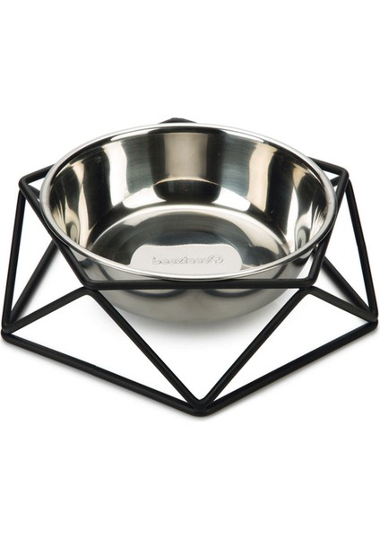 Xmpdby Beeztees Köpek Mama Su Kabı, Paslanmaz Çelik, 21,5cm, 700ML