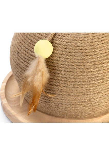 Xmpdby Beeztees Dbl Kedi Tırmalama ve Oyuncağı, 29,5X29,5X22CM fırsatları