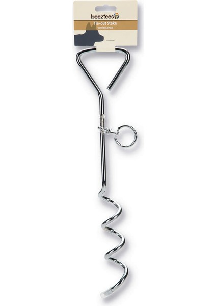 Xmpdby Beeztees Köpek ve Kedi Bahçe Bağlama Kancası, 27KG'YE Kadar, 41X0,8CM