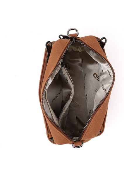 Kadın Taba Süet Uzun Askılı Omuz Çantası indirimleri