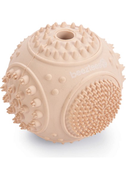 Xmpdby Beeztees Yavru Köpek Oyuncağı, Diş Kaşıma ve Masaj Topu, Kauçuk, Pembe, 5cm