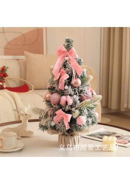 Mini Noel Ağacı Noel Dekorasyonu Masaüstü Küçük Noel Simülasyon Ağacı (Yurt Dışından)
