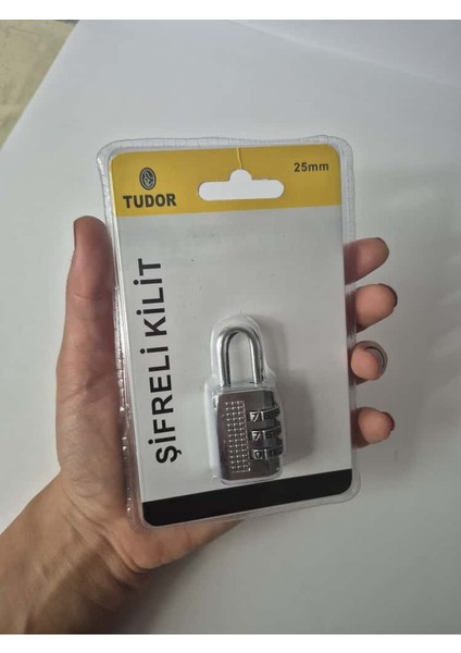 25 mm Şifreli Kilit – Kombinasyonlu Asma Kilit, Dolap / Çanta / Bavul / Spor Dolabı Için Güvenlik Kilidi