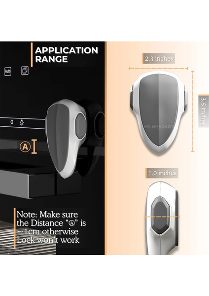 Fırın Kapağı Kilidi Isıya Dayanıklı Yapışkanlı Gri Beyaz - Bebek Güvenliği Çocuk Emniyet Kilit indirimleri