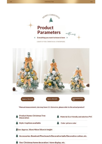 Mini Yılbaşı Ağacı Küçük Süs Masaüstü Yılbaşı Dekorasyon Hediyesi (Yurt Dışından) fiyatları