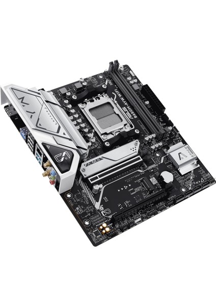 B650M-AYW Wifi Amd B650 Micro-Atx Anakart, Ddr5, Pcıe 5.0 M.2 Desteği, Hdmı, Realtek 2.5gb Ethernet, Wi-Fi 6, Arka USB 10GBPS Bağlantı Noktaları, Ön USB 5gbps Tip-C, Sata 6 Gbps indirimleri