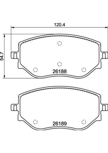 Xmpdby On Fren Balatasi Clio V 19- Taliant 21- Micra V 18- 1.0 Sce 1.0 Tce 1.5 Blue Dci