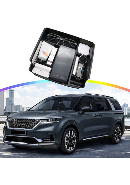 Kia Carnival Için 4x 2021 2022 Araba Merkez Konsolu Koltuk Saklama Kutusu Tutucu Iç Organizatör Eldiven Tepsisi Aksesuarları (Yurt Dışından) modelleri