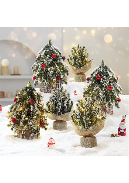 Mini Yılbaşı Ağacı Küçük Süs Masaüstü Yılbaşı Dekorasyon Hediyesi (Yurt Dışından) fiyatları