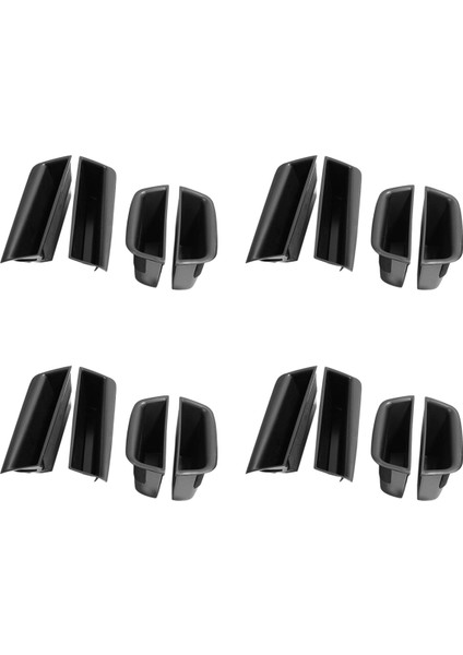 16PCS Araba Ön Kapı Koltuk Alanı Depolama Kutusu Mercedes Benz C Sınıfı W204 2008-2014 Iç Modifikasyon Dekoratif (Yurt Dışından)