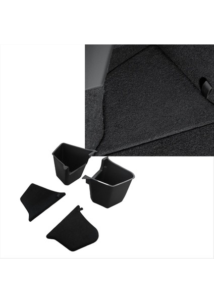 Araba Bagaj Organizatör Yan Depolama Kutusu Arka Bagaj Depolama Kutusu Tesla Model Y Juniper 2025 Için Kapak (Yurt Dışından) indirimleri