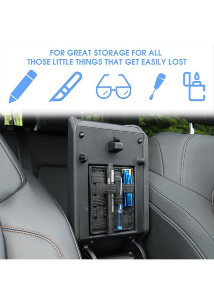 Ford Bronco Için Merkez Konsol Organizatörü Molle Panel 2021-2024 2/4 Kapı Koltuk Direği Dokuma Depolama Tutucu Torbası (Yurt Dışından) fiyatları