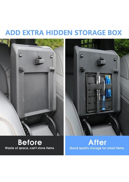 Ford Bronco Için Merkez Konsol Organizatörü Molle Panel 2021-2024 2/4 Kapı Koltuk Direği Dokuma Depolama Tutucu Torbası (Yurt Dışından) fırsatları