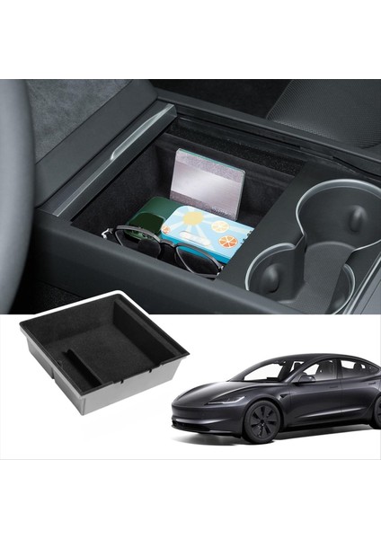 Tesla Model 3 Için Highland 2024 Merkez Konsolu Organizatör Tepsi Depolama Kutusu Akın Iç Mekan Aksesuarları (Yurt Dışından) fiyatları