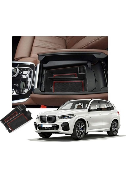 Bmw Için Araç Kol Resim Kutusu Depolama Kutusu Kılıf Tepsisi 2019 2020 2021 X5 G05 X6 G06 X7 G07 Otomatik Kol Rest Conter Conter Organıer (Yurt Dışından) fırsatları