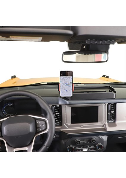 Ford Bronco 2021-2025 Iç Aksesuarlar Için Depolama Tepsisi ile Araba Dash Telefon Tutucu (Yurt Dışından) indirimleri