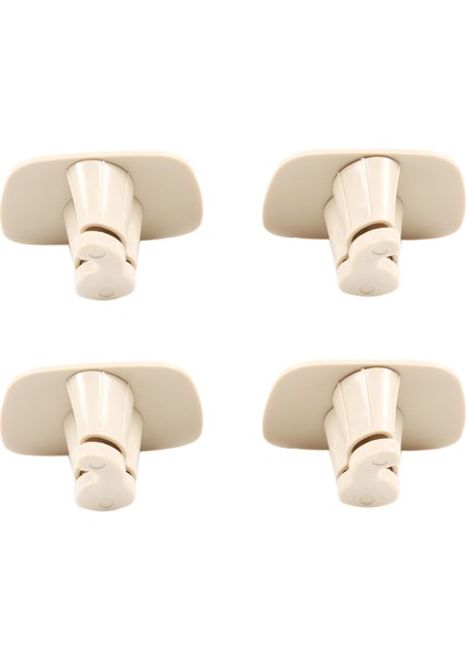 4pcs Araba Bej Abs Iç Çatı Kancaları Volvo V90 S90 XC40 XC60 XC90 2015-2020 (Yurt Dışından)
