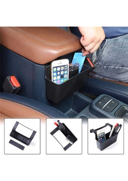 Ford Maverick Için 2022 2023 Merkez Konsol Organizatörü Koltuk Tepsisi Asma Saklama Kutusu Aksesuarları Siyah (Yurt Dışından) fiyatları