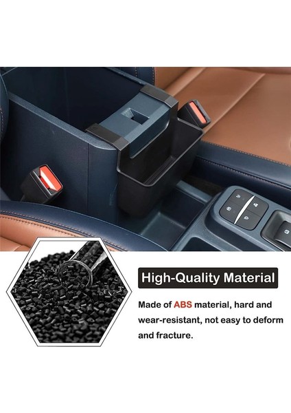 Ford Maverick Için 2022 2023 Merkez Konsol Organizatörü Koltuk Tepsisi Asma Saklama Kutusu Aksesuarları Siyah (Yurt Dışından) modelleri