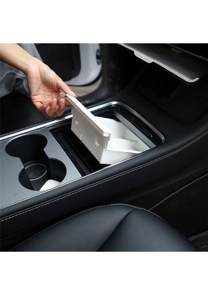 Tesla Model 3/y Artmant Düzenleyece Tegley Erkisi Için Yükselen Merkez Konsol Organizatör Tepsisi (Yurt Dışından) fırsatları