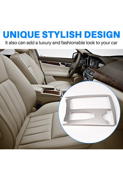 Mercedes Benz C Sınıfı W204 2008-2014 Rhd Için Merkez Konsol Kupası Tutucu Su Kupası Tutucu Panel Dekorasyon Trim (Yurt Dışından) fırsatları