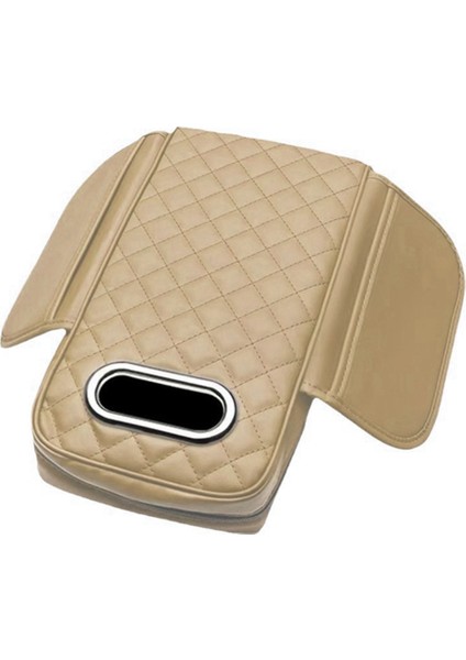 Araç Kol Dayama Kapağı Pu Deri Doku Depolama Belleği Köpük Yükseklik Pedi Otomatik Merkez Kol Dayama Koruyucu Yastık Destek (Yurt Dışından)