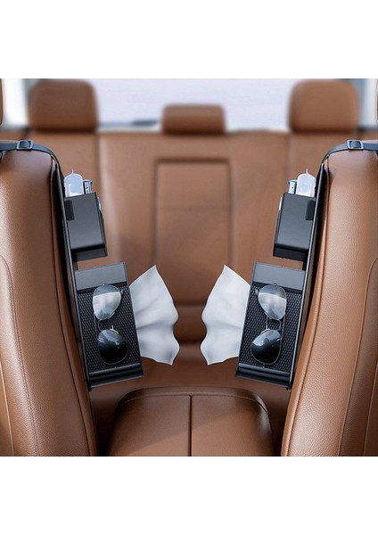 Araba Koltuk Tarafı Düzenleyici Deri Ön Koltuk Asma Depolama Çantası Evrensel Otomatik Doku Kutusu Tutucu Cam Kart Kupası Organizatör (Yurt Dışından) fiyatları