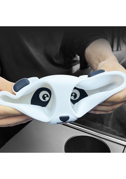 Tesla Model 3 Fincan Tutucu Merkezi Merkezi Kontrol Içecekleri Model Y 2023 Panda Desen Su Kupası Tutucu (Yurt Dışından) fiyatları