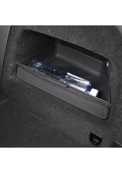 Tesla Model x 2023 Silikon Gövdesi Için Bagaj Yan Saklatma Kutusu Sol Üst Saklatma Kutusu Bölümü Duruş Siyah (Yurt Dışından) fırsatları