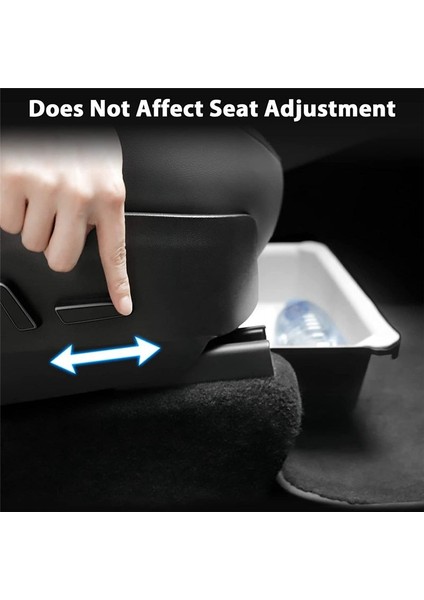 Tesla Model Y 2021 2022 2023 Koltuk Depolama Kutusu Organizatörü Gizli Tepsi Altındaki Aksesuarlar Depolama (Yurt Dışından) modelleri