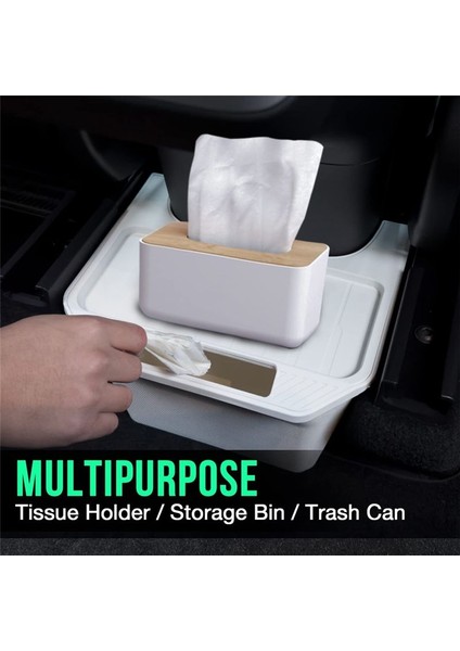 Tesla Model Y 2020-2023 Arka Merkez Konsol Organizatörü Koltuk Ikinci Sıra Doku Tutucu/depolama Bin/çöp Kutusu (Yurt Dışından) indirimleri