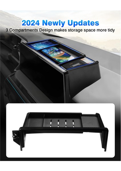 Honda Accord 2023 2024 Için Gösterge Tablosu Tepsisi (12 3 Inç Dokunmatik Ekrana Uygun) Orta Konsol Dash Organizer Aksesuarları (Yurt Dışından) fırsatları