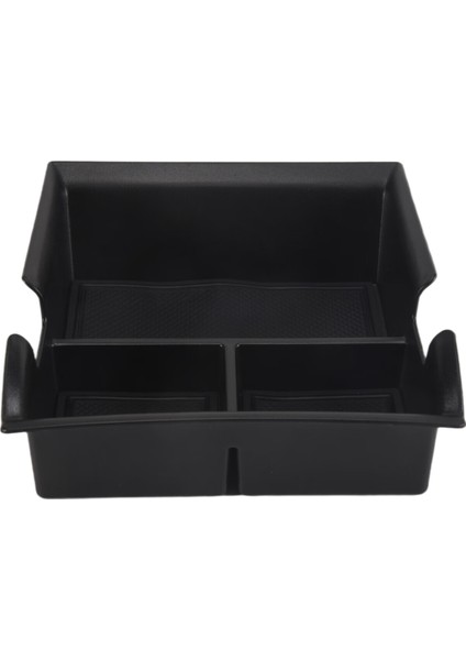 Byd Atto 3 Yuan Plus 2022-2023 Araç Aksesuarları Otomobil Merkezi Konsolu Btorage Kutusu Kol Ana Alan Kutusu Depolama Tepsisi Siyah (Yurt Dışından)