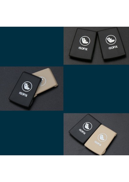 Arka Çocuk Koltuk Güvenli Ankraj Bmw X1 F48 F49 2016-2023 Otomobil Arka Koltuk Kancası Kapak Çocuk Kısıtlama Bej (Yurt Dışından) fiyatları