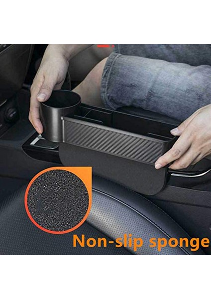 2&#39 Si 1 Arada Koltuk Alanı Organizatör Depolama Cepleri Otomatik Alan Fincan Tutucu Depolama/cep Telefonu/cüzdan/cüzdan Için Tiding Tiding (Yurt Dışından) indirimleri