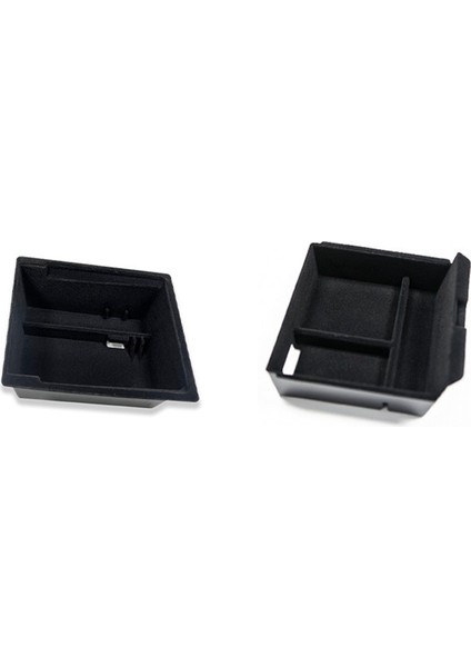 Tesla Model 3 Için Yükseltilmiş Merkez Konsolu Organizatör Tepsisi Highland 2024 Flocked Art Resim Saklama Kutusu Iç Aksesuarlar (Yurt Dışından)