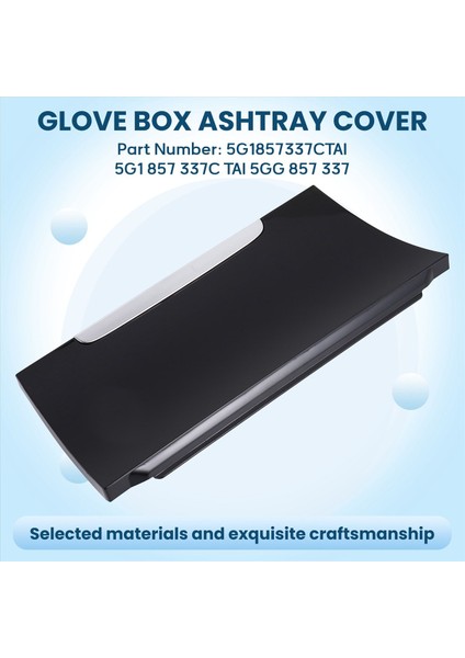 5G1857337CTAI Otomobil Merkezi Konsol Saklama Kutusu Kapak Torulcusu Kutusu Kültray Kapağı Golf 7 Mk7 2012-2015 (Yurt Dışından) fırsatları