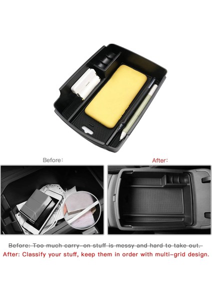 Merkez Konsol Koltuk Saklama Kutusu Tutucu Iç Organizatör Kia Sportage 2017 - 2021 Için Eldiven Tepsisi Aksesuarları (Yurt Dışından) indirimleri