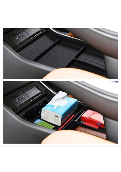 Xpeng G9 Car Merkezi Alt Alta Kapalı Depolama Tepsisi Organizatör Aksesuarları Için Orta Konsol Koltuk Saklama Kutusu (Yurt Dışından) modelleri