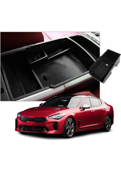 Araba Merkez Konsolu Koltuk Saklama Kutusu Tutucu Iç Organizatör Eldiven Tepsisi Kia Stinger 2018 2019 2019 2020 (Yurt Dışından) fiyatları