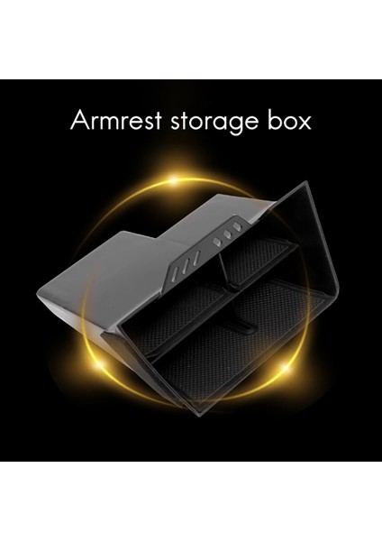 Honda Civic Için 2016 2017 2018 2019 Iç Aksesuarlar Araba Siyah Abs Iç Konsol Merkezi Saklama Kutusu (Yurt Dışından) fiyatları